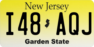 NJ license plate I48AQJ