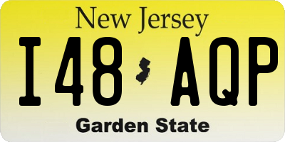 NJ license plate I48AQP