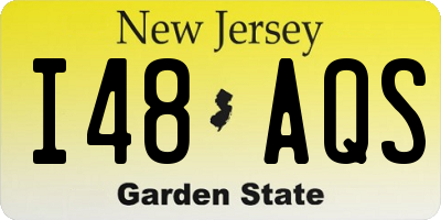 NJ license plate I48AQS