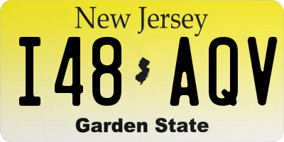 NJ license plate I48AQV