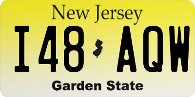 NJ license plate I48AQW