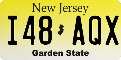 NJ license plate I48AQX