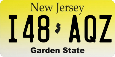 NJ license plate I48AQZ