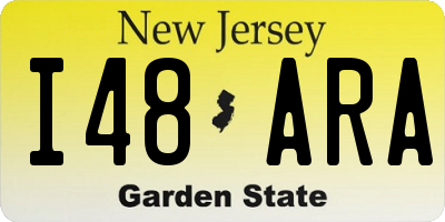 NJ license plate I48ARA