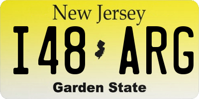NJ license plate I48ARG