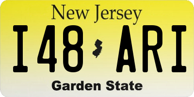 NJ license plate I48ARI
