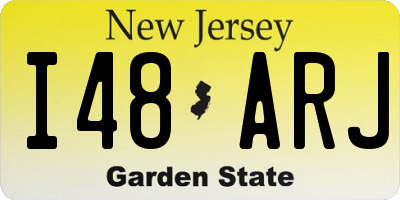 NJ license plate I48ARJ