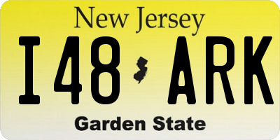 NJ license plate I48ARK