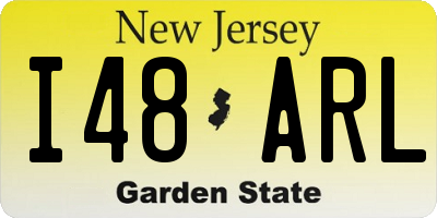 NJ license plate I48ARL
