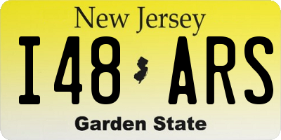 NJ license plate I48ARS