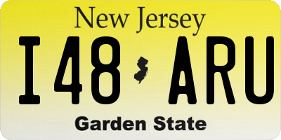 NJ license plate I48ARU