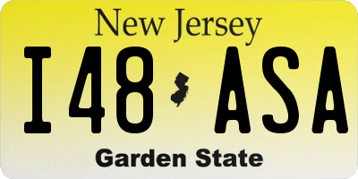 NJ license plate I48ASA