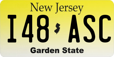 NJ license plate I48ASC