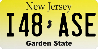 NJ license plate I48ASE