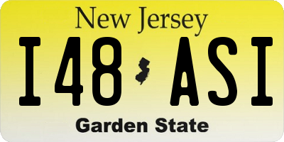 NJ license plate I48ASI
