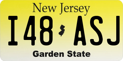 NJ license plate I48ASJ