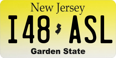 NJ license plate I48ASL