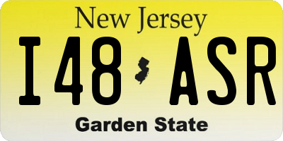 NJ license plate I48ASR