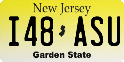 NJ license plate I48ASU
