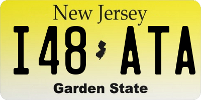 NJ license plate I48ATA