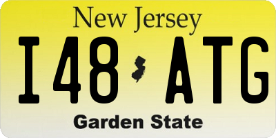 NJ license plate I48ATG