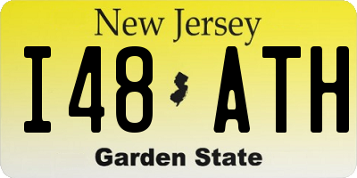 NJ license plate I48ATH