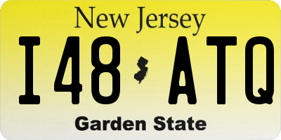 NJ license plate I48ATQ