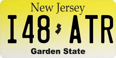 NJ license plate I48ATR