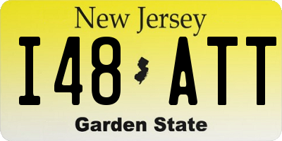 NJ license plate I48ATT
