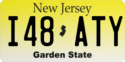 NJ license plate I48ATY