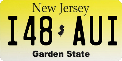 NJ license plate I48AUI