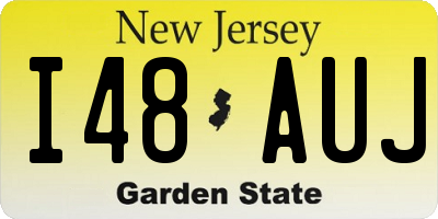NJ license plate I48AUJ
