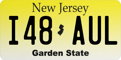 NJ license plate I48AUL