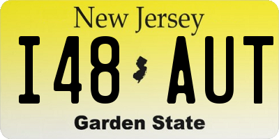 NJ license plate I48AUT