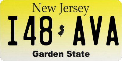NJ license plate I48AVA
