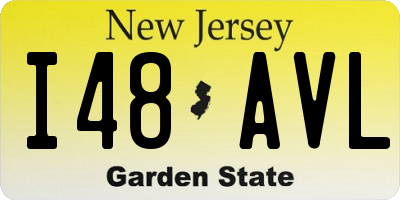 NJ license plate I48AVL