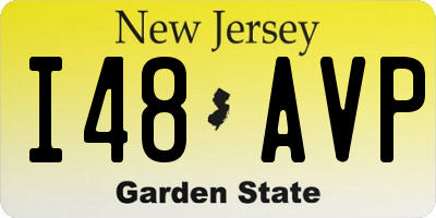 NJ license plate I48AVP