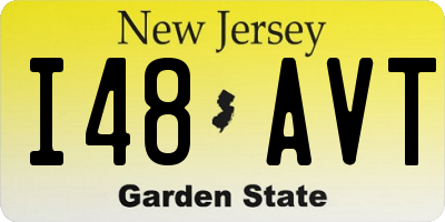 NJ license plate I48AVT