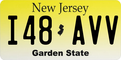 NJ license plate I48AVV