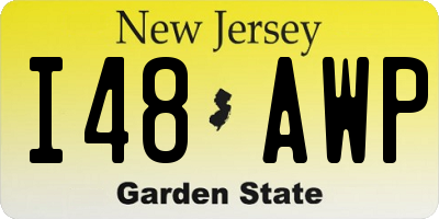 NJ license plate I48AWP