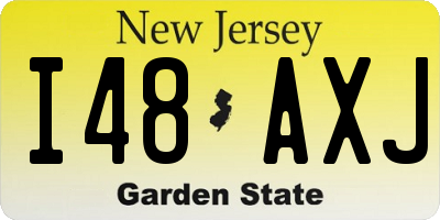 NJ license plate I48AXJ