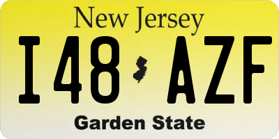 NJ license plate I48AZF