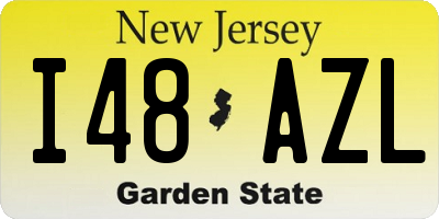 NJ license plate I48AZL
