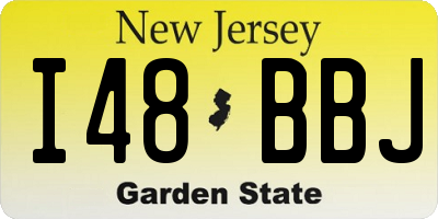 NJ license plate I48BBJ