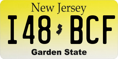 NJ license plate I48BCF