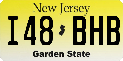 NJ license plate I48BHB
