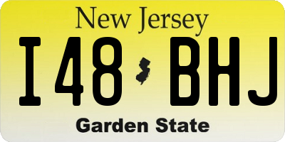 NJ license plate I48BHJ