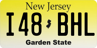 NJ license plate I48BHL