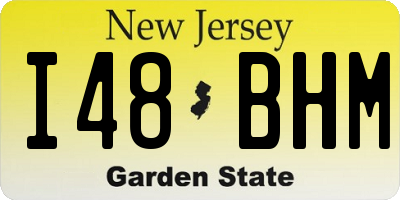 NJ license plate I48BHM