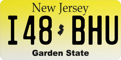NJ license plate I48BHU